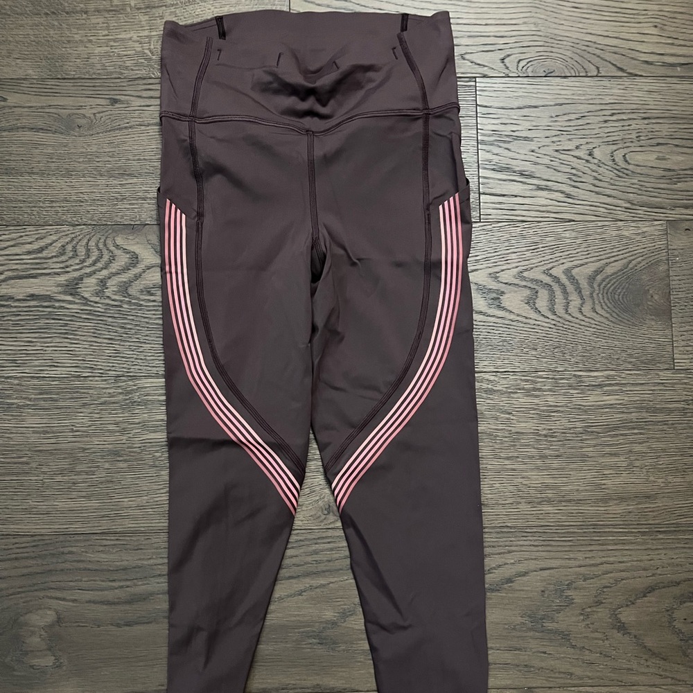 Lululemon Speed limit crop 23” cherry cola